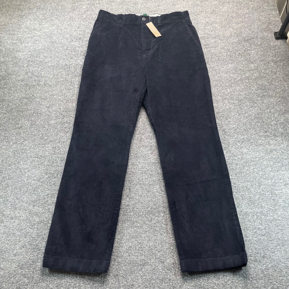 J.Crew Corduroy Pants Men's 30x30 Navy Blue Classic Straight